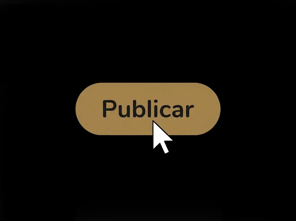 Botón Publicar de Todo-Odonto con el cursor encima