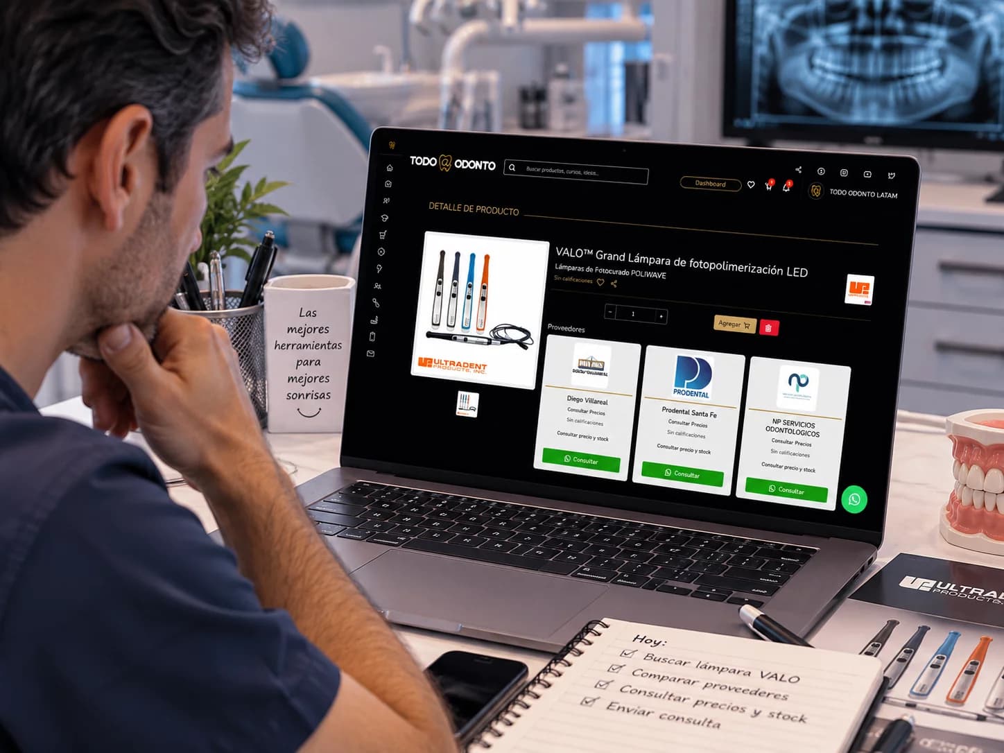 Ficha única de producto con varios proveedores asociados